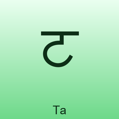 ट — Ta