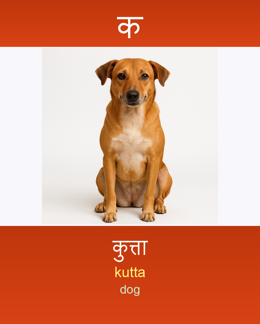 कुत्ता — kutta (dog)