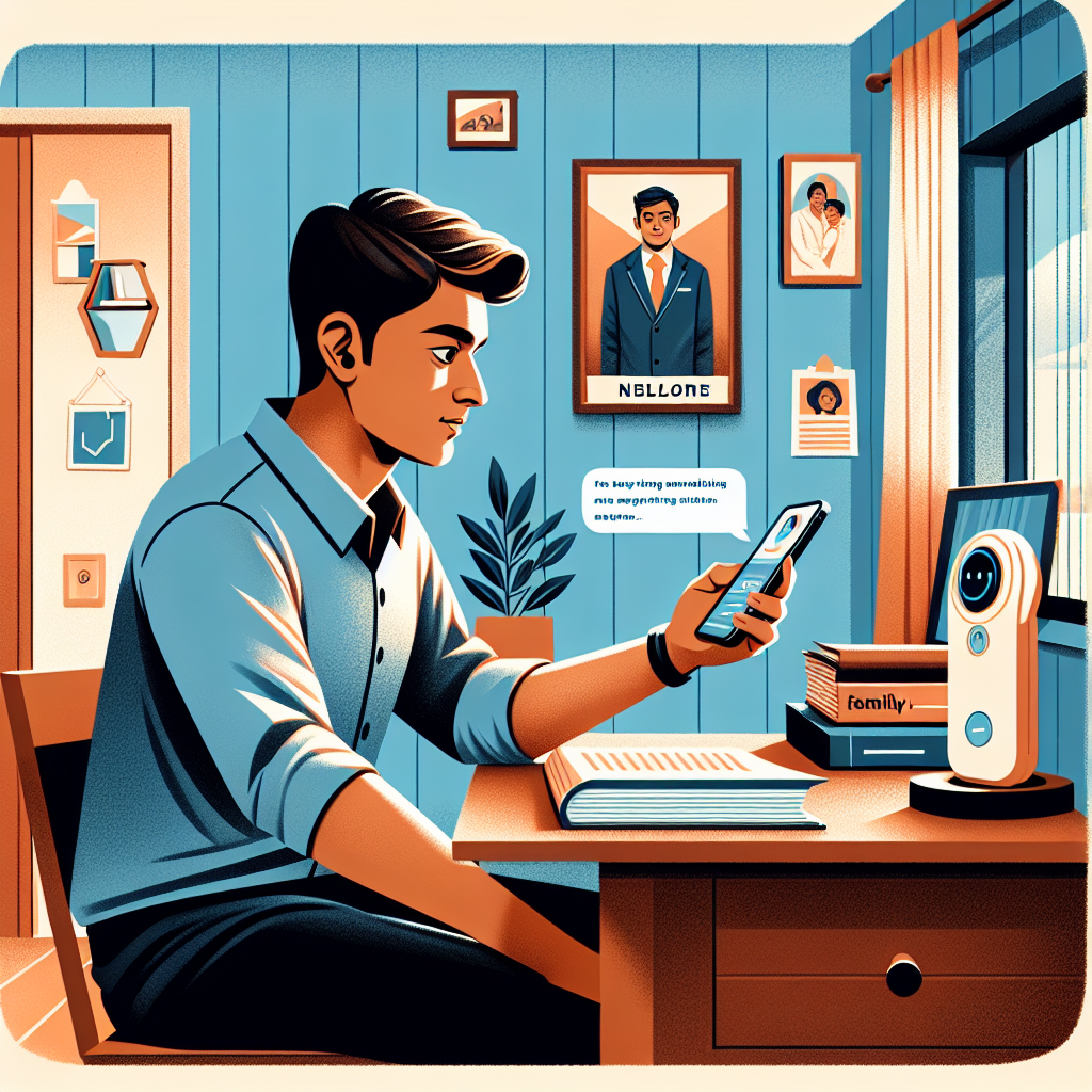 Anand practising job interview answers with AI mock interviewer