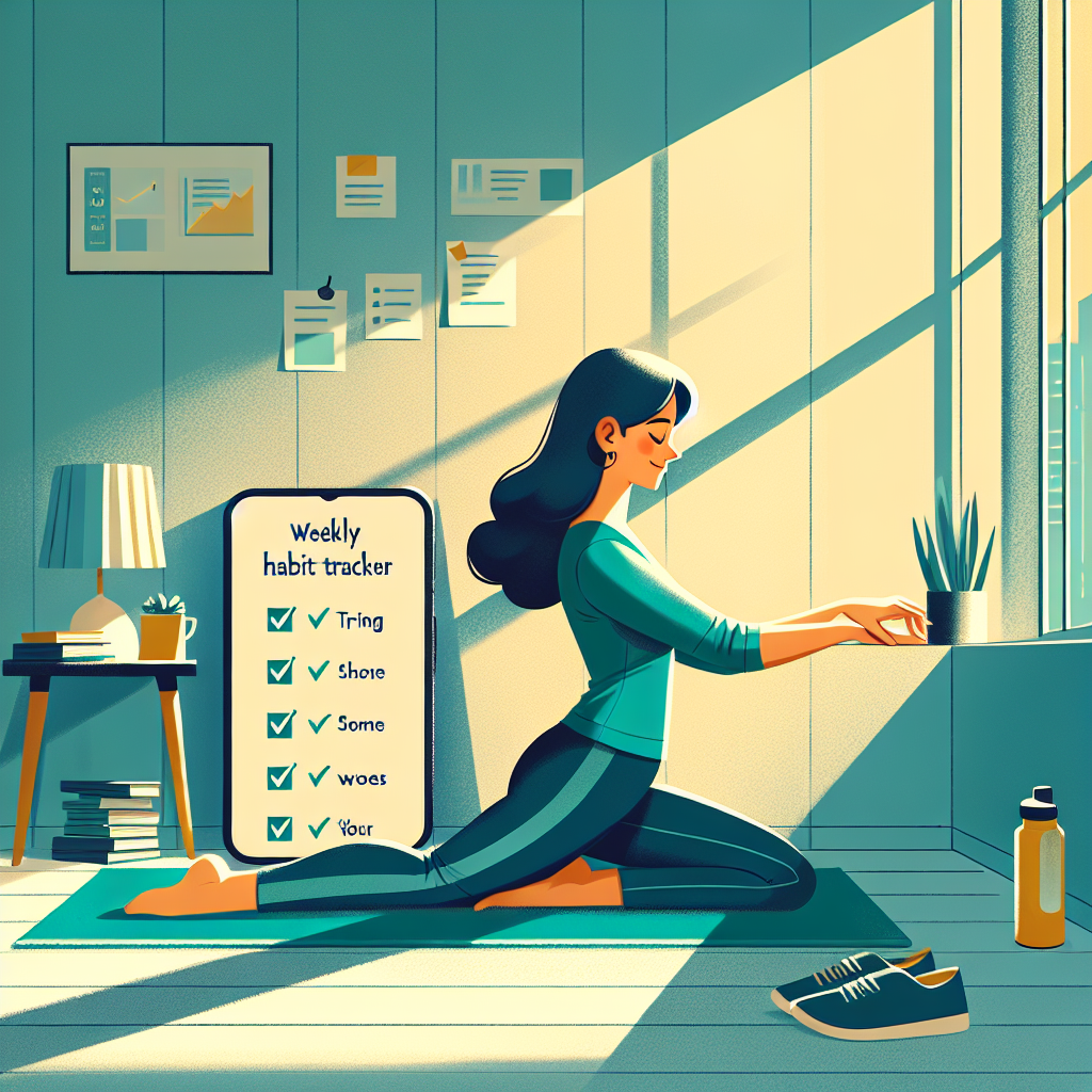 Meera following her AI-generated health and habit plan in the morning