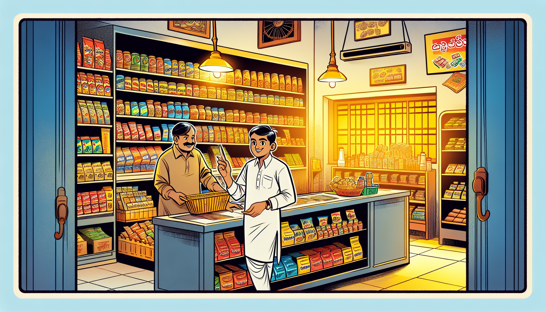 Ravi's mobile shop in Hyderabad